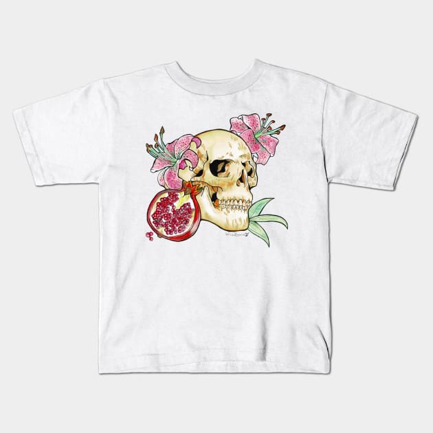 Vanitas Kids T-Shirt by miazephyr